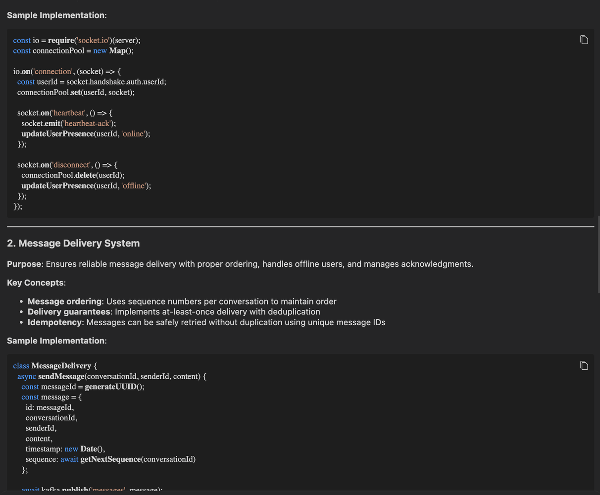 Detailed architecture recommendations from AI Tutor